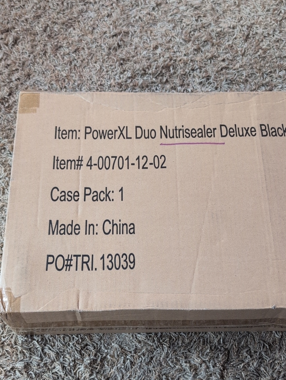 Duo Nutrisealer Deluxe Black - Food Vacuum Sealer